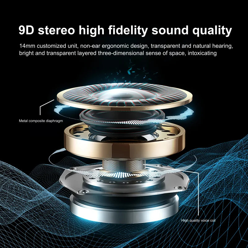 For Bosebye A520 Touch Control Bluetooth 5.3 HiFI Stereo Waterproof Earphone TWS Earphone Wireless Sports Earphone with Mic