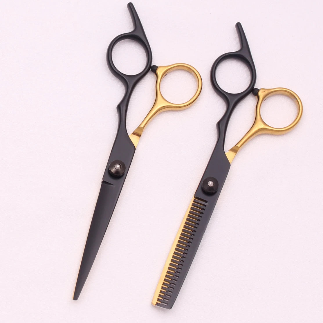 6.0'' Hair Scissors Professional Cutting Shears Thinning Hairdressing Haircut Comb Razors Sets Salon Barber & Home Dropshipping
