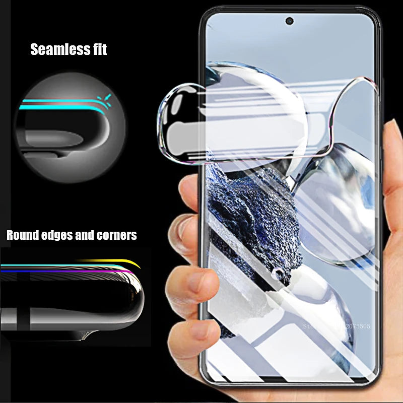 Glass for Xiaomi Mi 12 12X 12S 12T 11 11T 11i 11X Ultra Pro Lite 5G NE Screen Protector HD Soft Hydrogel Film for Xiaomi 12TPro