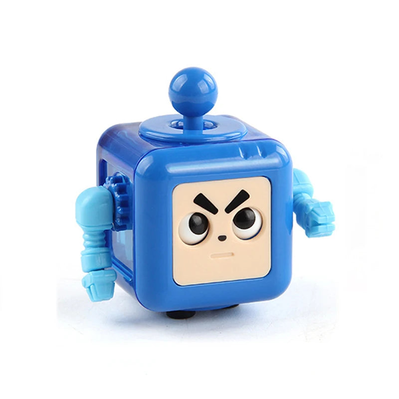 6/12 Sides Cube Decompression Toy Rainbow Stress Relief Autism ADHD OCD Anxiety Sensory Toys Fingertip Desk Toy for Kids Adult