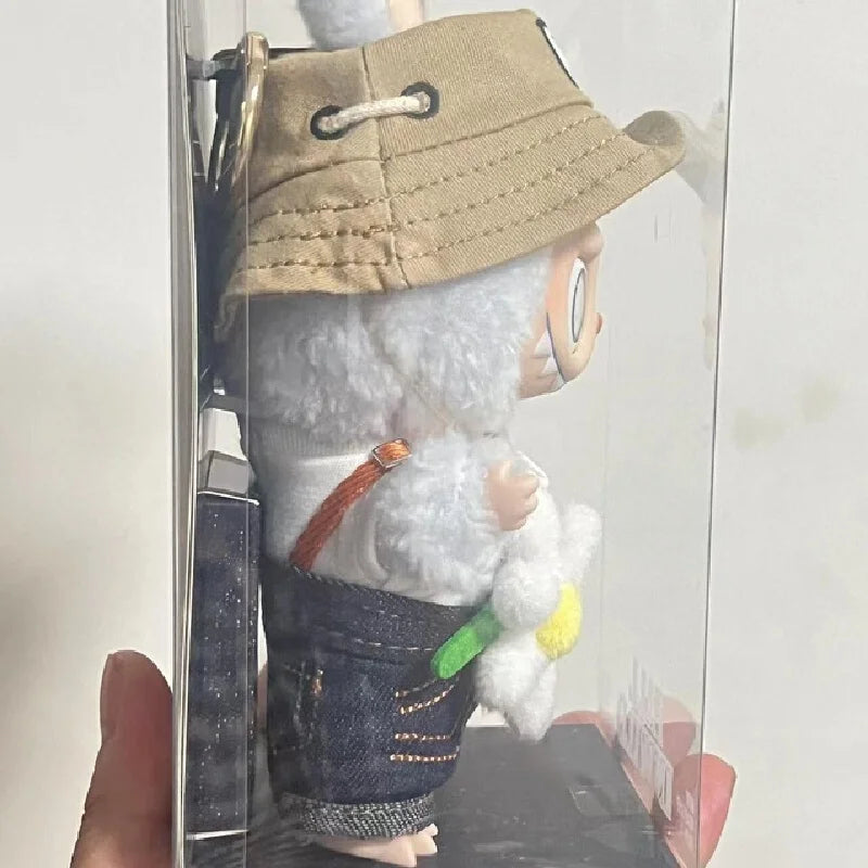 Labubu1: 1 Copy Fall In Wild Series Lisa Same The Monsters 17cm Labubu Rag Vinyl Plush Doll Tide Play Pendant Gift Available In