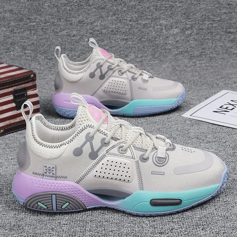 Men's Cotton Candy Basketball Sneakers
