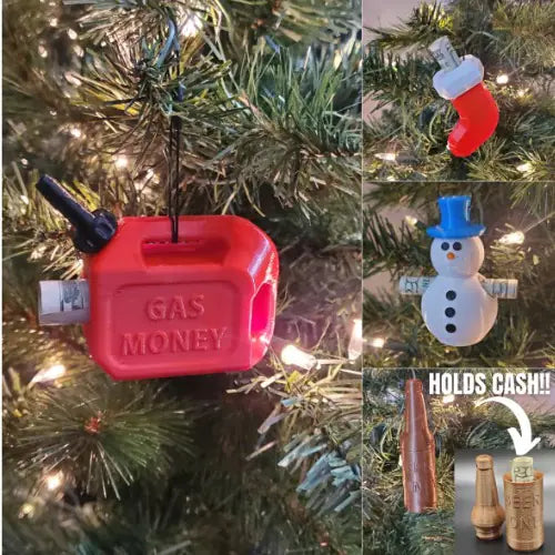 Gas Can Ornament for Christmas Tree Decoration