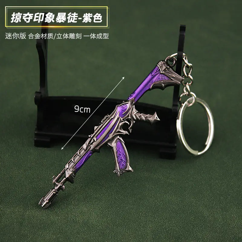 Valorant Merchandise M4 Impression Metal Keychain