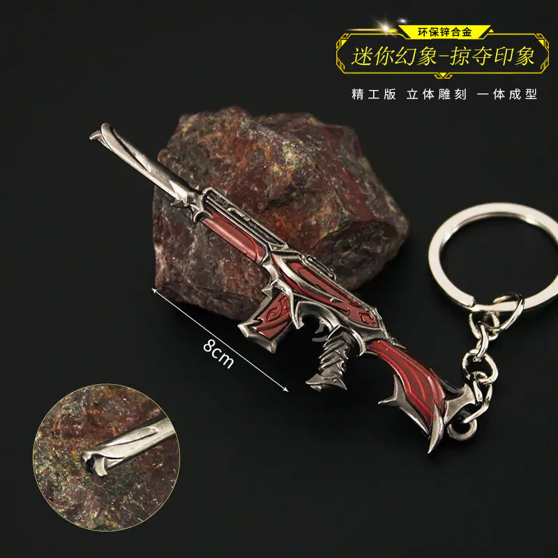 Valorant Merchandise M4 Impression Metal Keychain