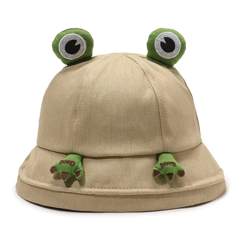 Cute Cartoon Frog Fisherman Hat for Women