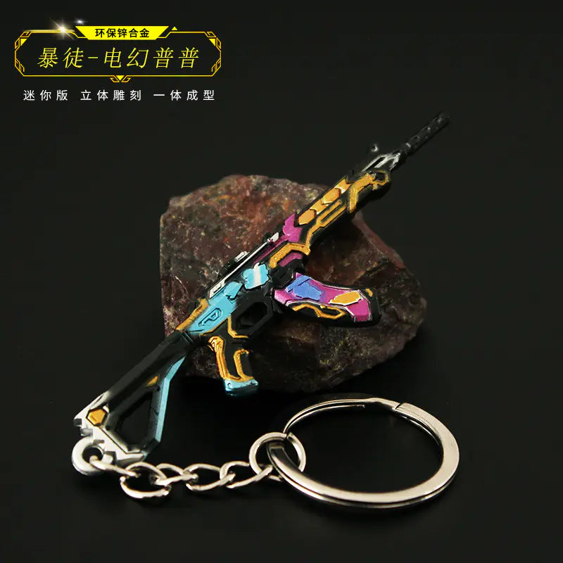 Valorant Merchandise M4 Impression Metal Keychain