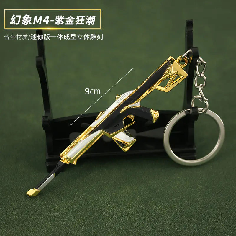 Valorant Merchandise M4 Impression Metal Keychain