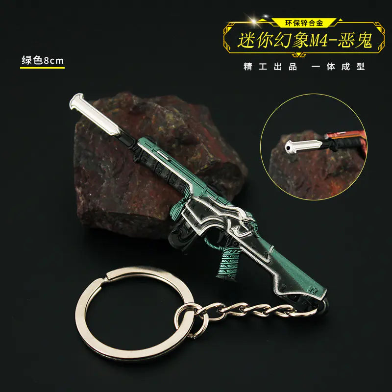 Valorant Merchandise M4 Impression Metal Keychain