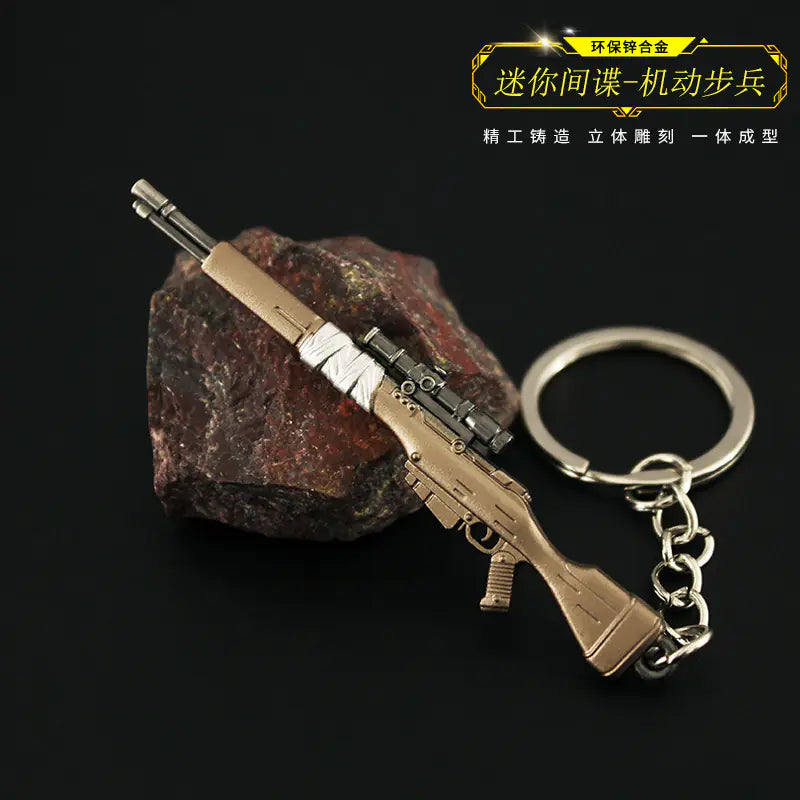 Valorant Merchandise M4 Impression Metal Keychain