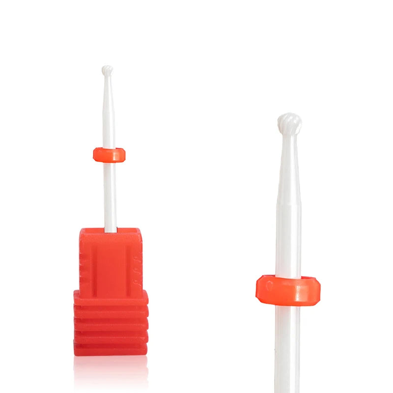 1pcs Ceramic Milling Cutter Nail Drill Bits Electric Manicure Drills Pedicure Mill Bits Machine Files Nail Art accessories Tool
