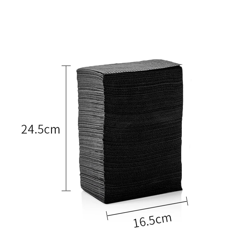 Black Disposable Tattoo Tablecloth Absorbent Tattoo Cloth Towel Cleaning Pad Medical Paper Beauty Tattoo Accessories