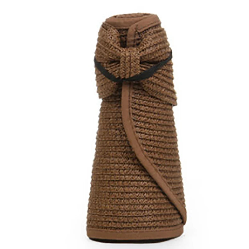 Women Summer Visors Hat Hat - Stylish and UV-Resistant for Outdoor HikingFoldable Sun Cap Wide Large Brim Beach Straw Hats Chape