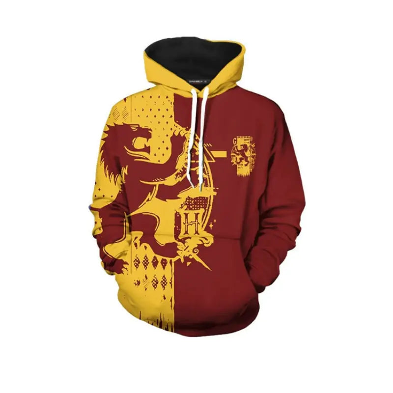 Classic Harry Potter 3D Hoodie for Cosplay and Casual Wear