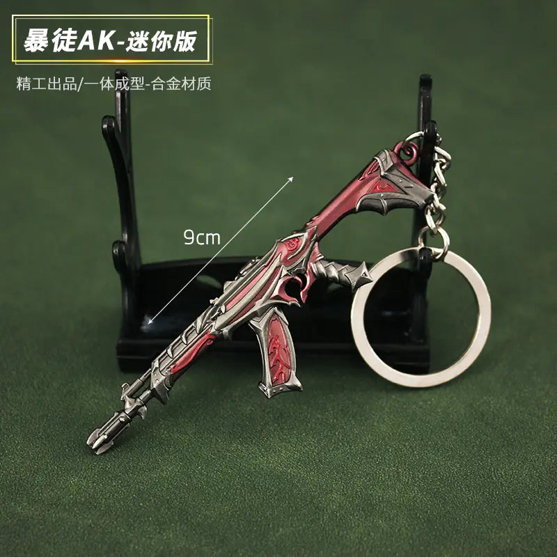 Valorant Merchandise M4 Impression Metal Keychain