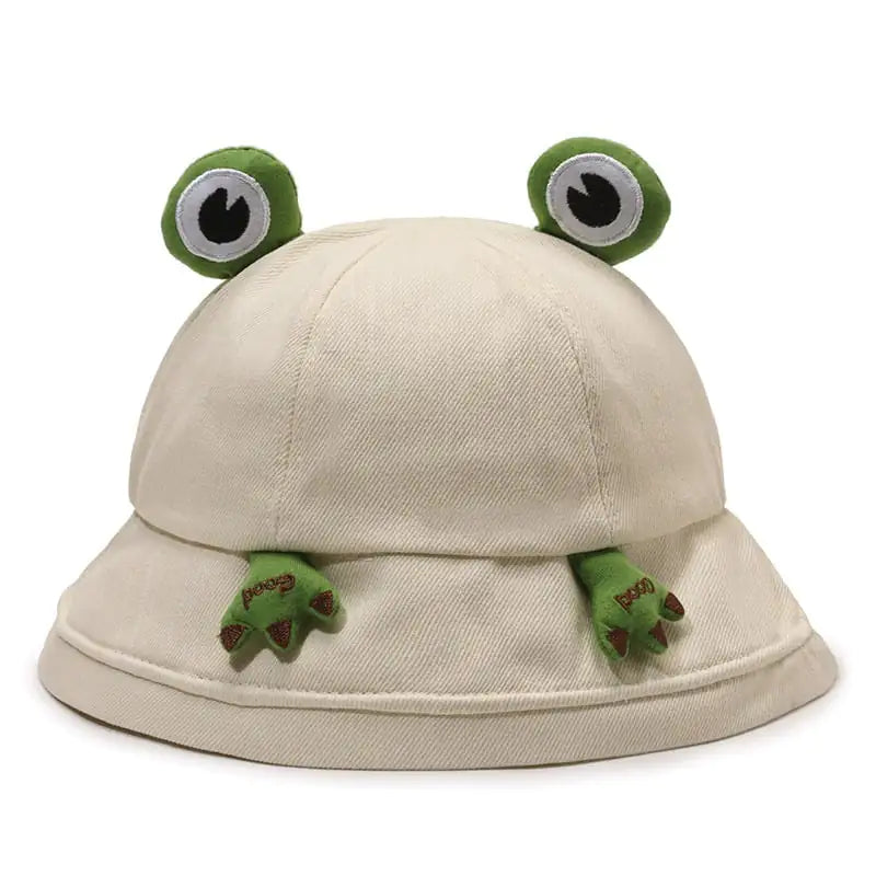 Cute Cartoon Frog Fisherman Hat for Women