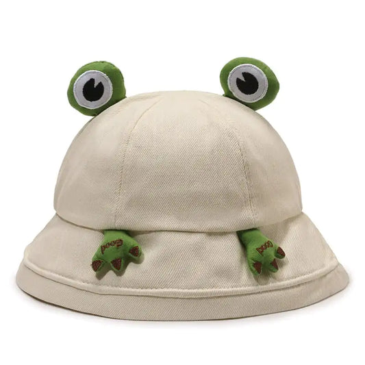 Cute Cartoon Frog Fisherman Hat for Women