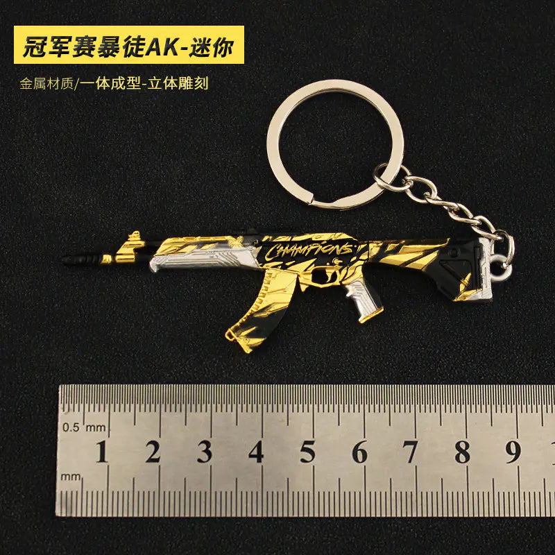 Valorant Merchandise M4 Impression Metal Keychain