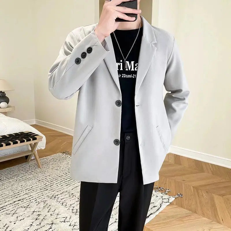 Dress Business Men's Suit Jackets Plus Big Size Oversize Coat Black Vintage Summer Classic Fashion 2024 Male Blazer New in Suits