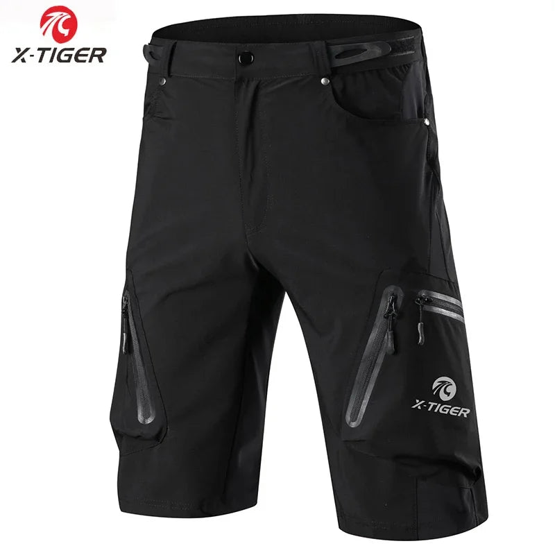 X-TIGER Mountain Bike Shorts Men's Summer Bicycle MTB Shorts Loose Fit Lightweight Outdoor Sports MTB Cycling Shorts