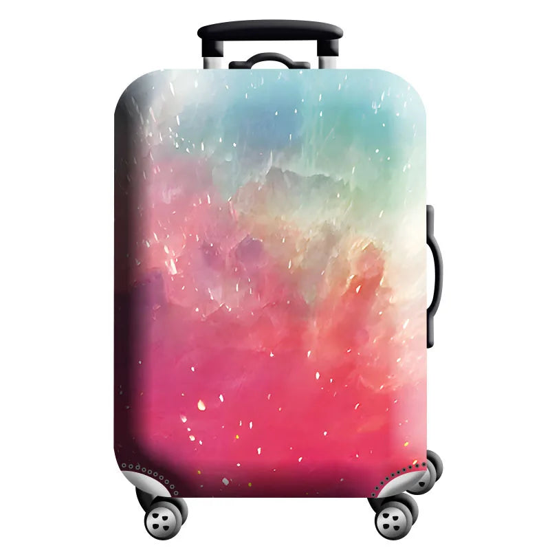 Luggage Cover Stretch Fabric Suitcase Protector Baggage Dust Case Cover Suitable for18-32 Inch Suitcase Case Travel Organizer