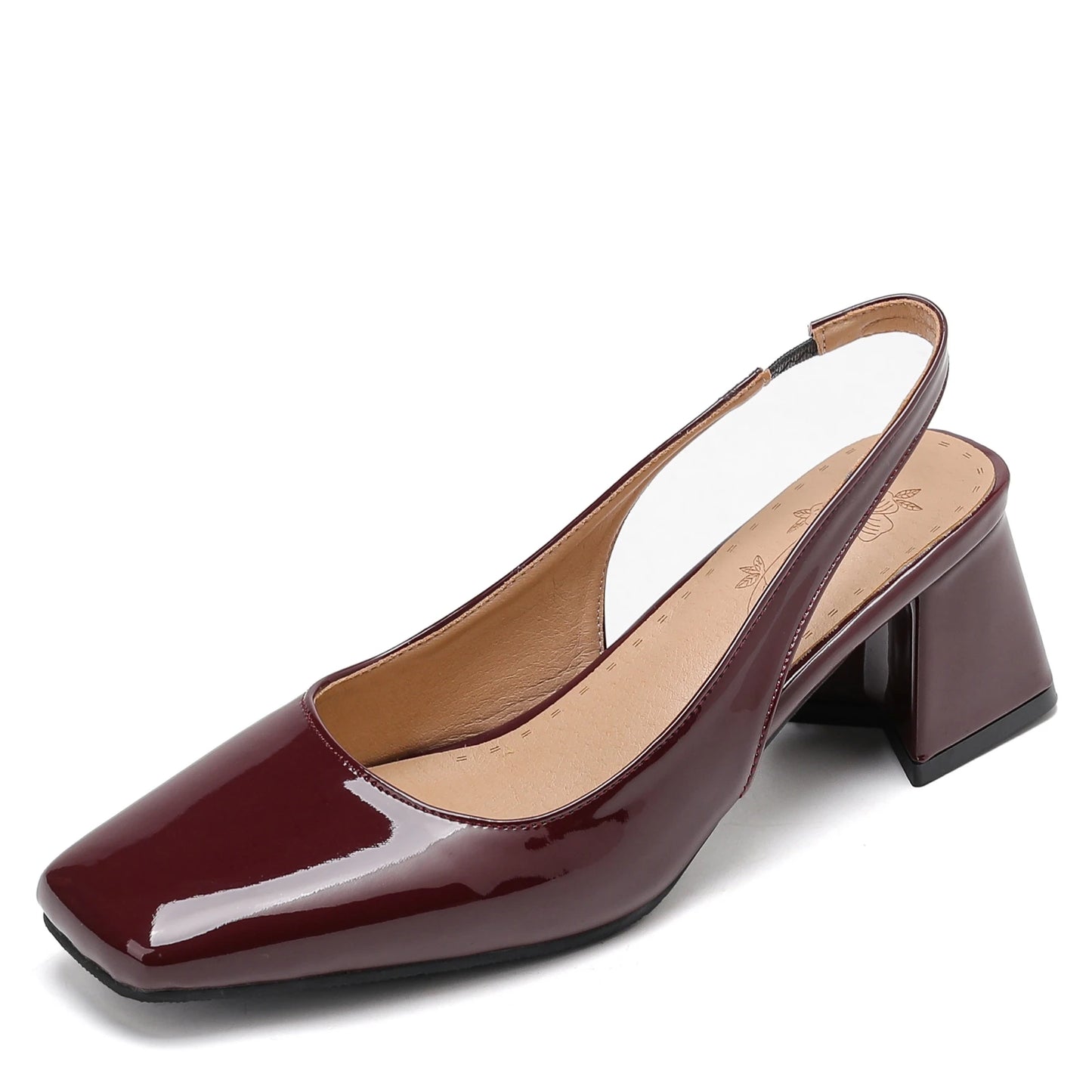 Women's Block Heels Pumps Shoes Elegant Summer Sandals Black Green Pink Close toe Slingback Office Wedding Dress Shoes Female