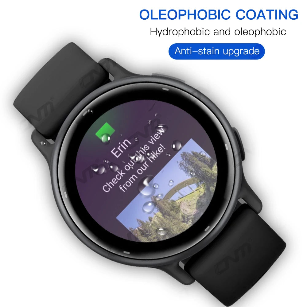 20D Screen Protector for Garmin VivoActive 5 Anti-scratch Film for Garmin Vivo Active 5 Full Coverage Ultra-HD Film (Not Glass)