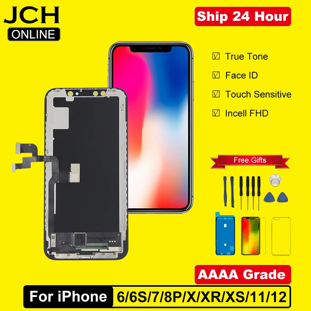 AAAA Grade For iPhone 6 6S 7 8 Plus X XR XS MAX 11 LCD Perfect 3D Touch Screen Digitizer Assembly For iPhone 12 13 PRO Display