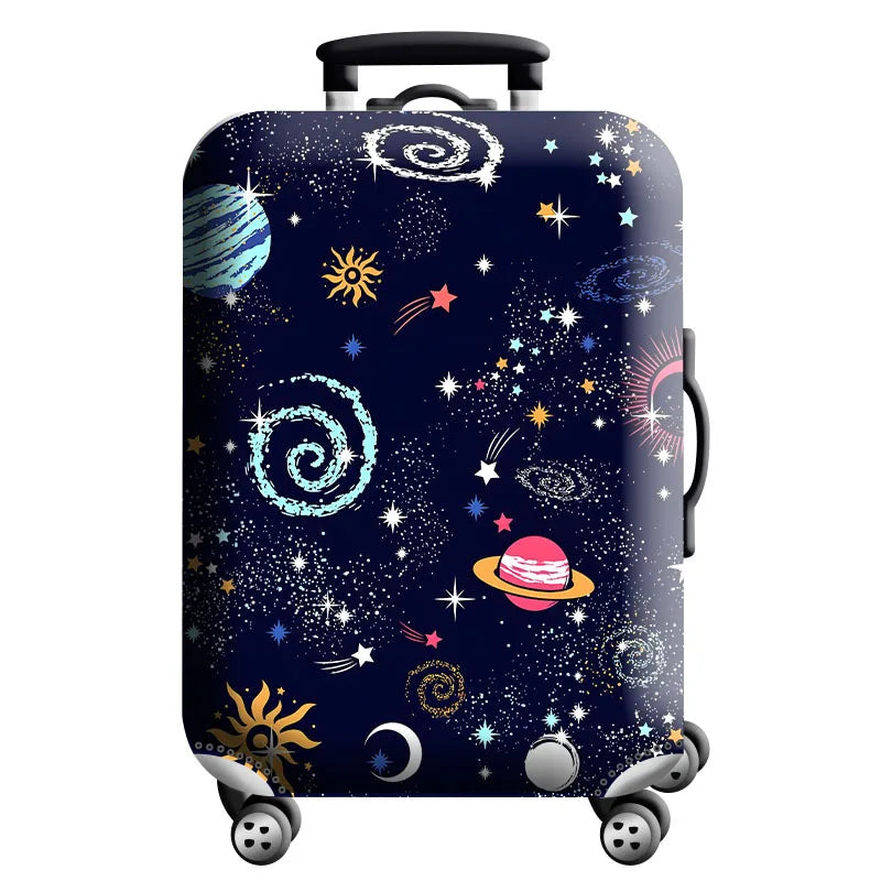 Luggage Cover Stretch Fabric Suitcase Protector Baggage Dust Case Cover Suitable for18-32 Inch Suitcase Case Travel Organizer