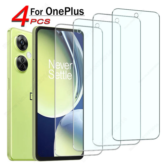 4PCS For OnePlus Nord CE 3 Lite 5G Tempered Glass Screen Protectors For One Plus 9RT 8T 10T 10R ACE 3V Nord CE 4 5 2 Lite 2T N30