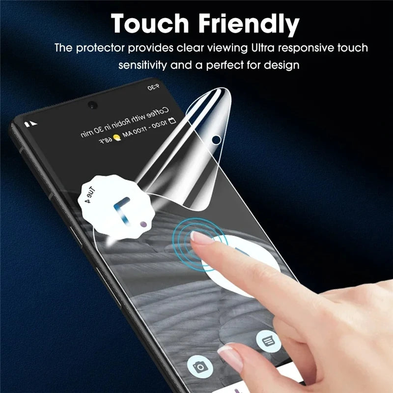 5PCS Hydrogel Film For Google Pixel 10 9 Pro XL 9A 8 7 Pro 8A Screen Protector For Google Pixel 7A 6A 6 Pro 5 5A 4A 4 XL Cover