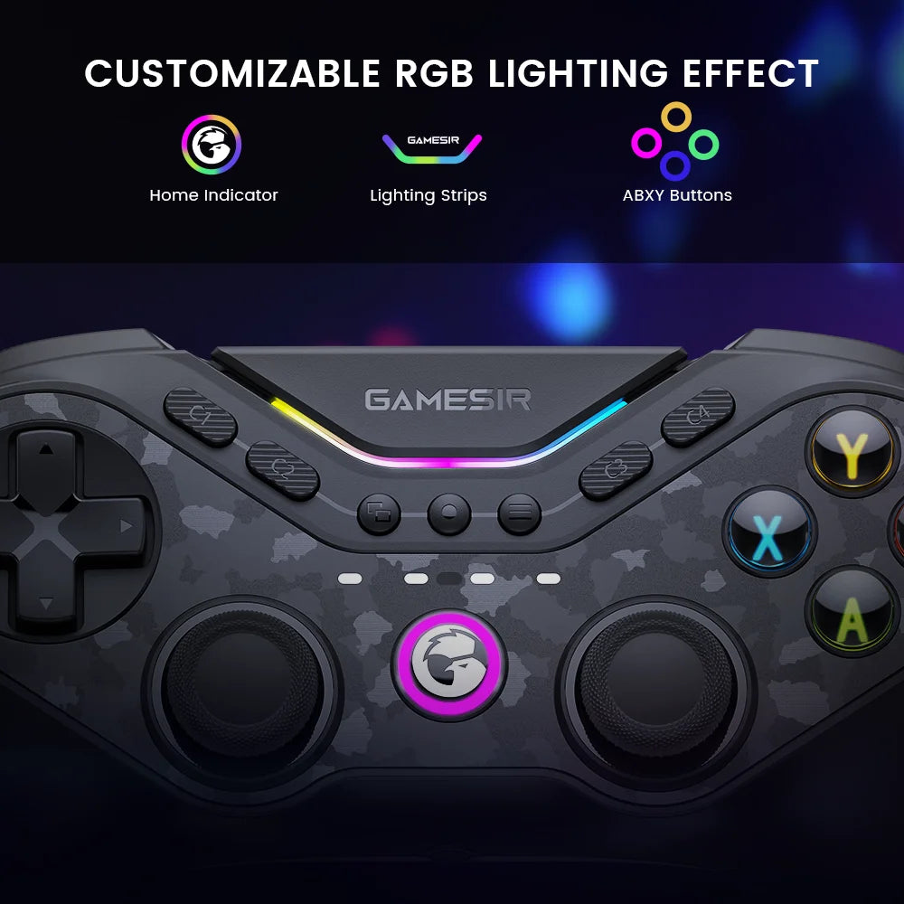 GameSir Tarantula Pro Switch 2 controller wireless gamepad with 9 mappable buttons 6-axis gyroscope Hall Effect triggers and NFC