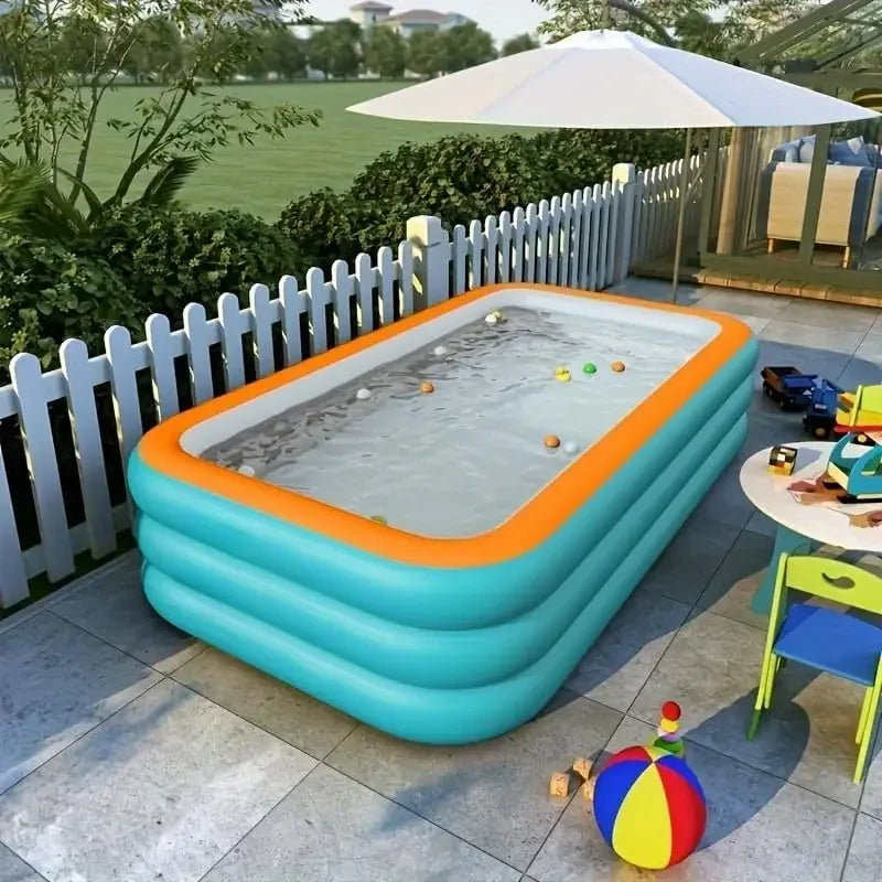 Generic 1 pack long PVC inflatable pool durable and easy to install inflatable swimming pool suitable
