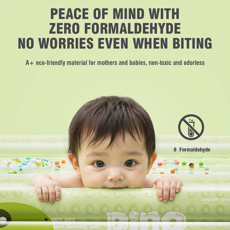 1.8-2.6M PVC Inflatable Swimming Pool Children's Cute Home Outdoor Large Pool for Family for Backyard Baby Indoor Bath Bathtub