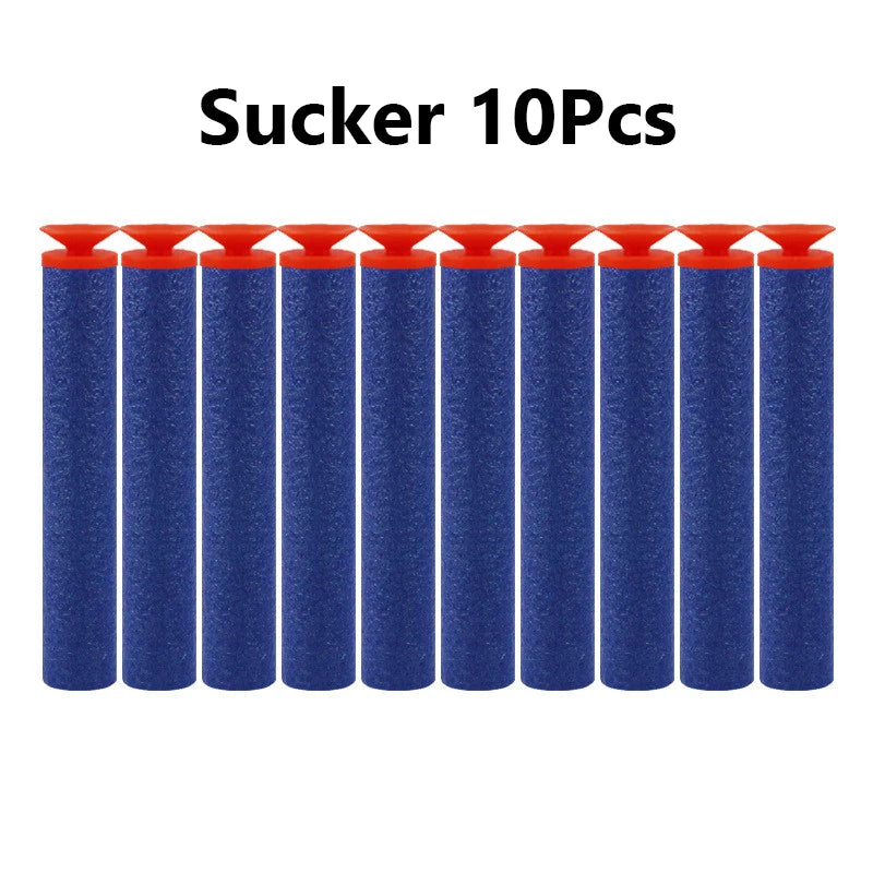 EVA Soft Round Suction Head Refill Darts Bullets for Nerf Gun Kids Toy Guns Accessories Bullets for Nerf Series Blasters Xmas
