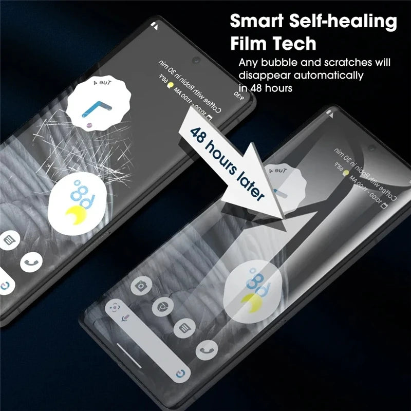 5PCS Hydrogel Film For Google Pixel 10 9 Pro XL 9A 8 7 Pro 8A Screen Protector For Google Pixel 7A 6A 6 Pro 5 5A 4A 4 XL Cover