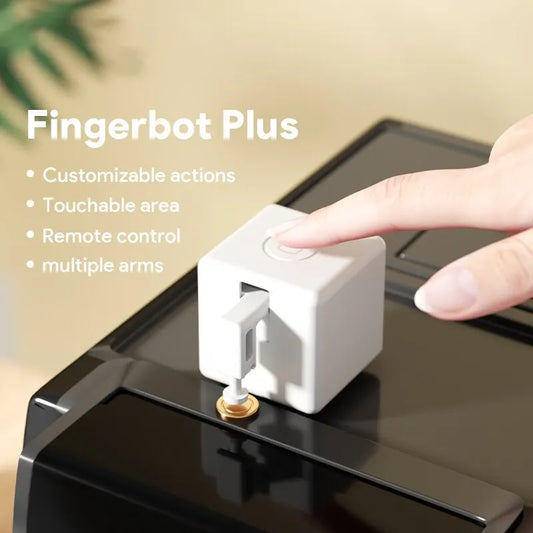 Tuya Zigbee / Bluetooth Fingerbot Plus Robot Button Pusher Switch Bot Smart Home Work With Alexa Google Home Smart Life App