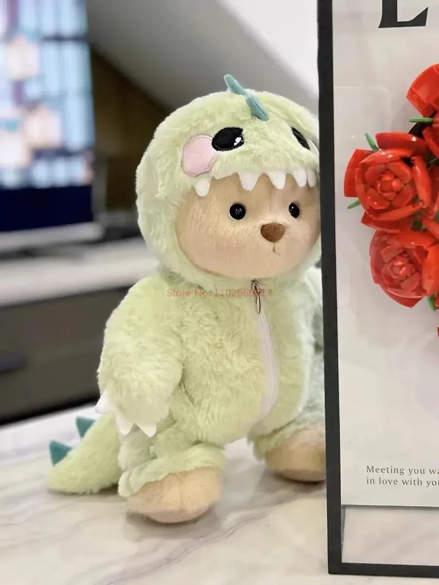 Clothes For 30cm Plush Toys Kawaii Plush Bear Doll Clothing Soft Bear White Brown Comfortable Cute Teddy Bear Kids Gift