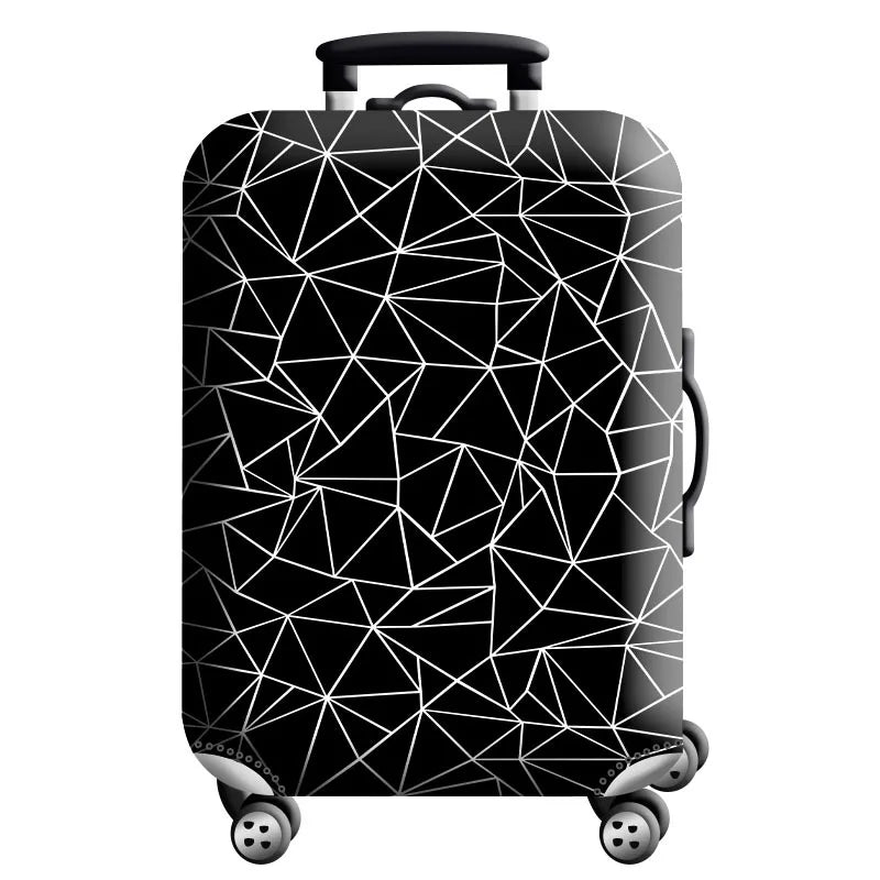 Luggage Cover Stretch Fabric Suitcase Protector Baggage Dust Case Cover Suitable for18-32 Inch Suitcase Case Travel Organizer