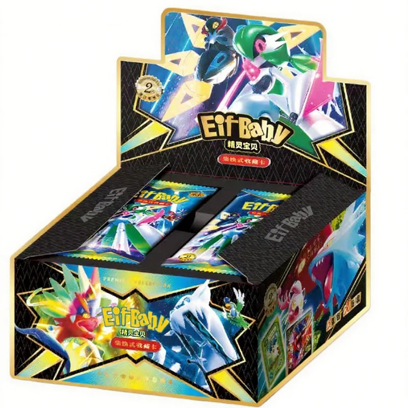 30 Bag Pokemon Anime Game Elf Card Luxury Pet Card Collection Exchange Gift Box Card Toys Children'S Hobbies Kid  Christmas Gift