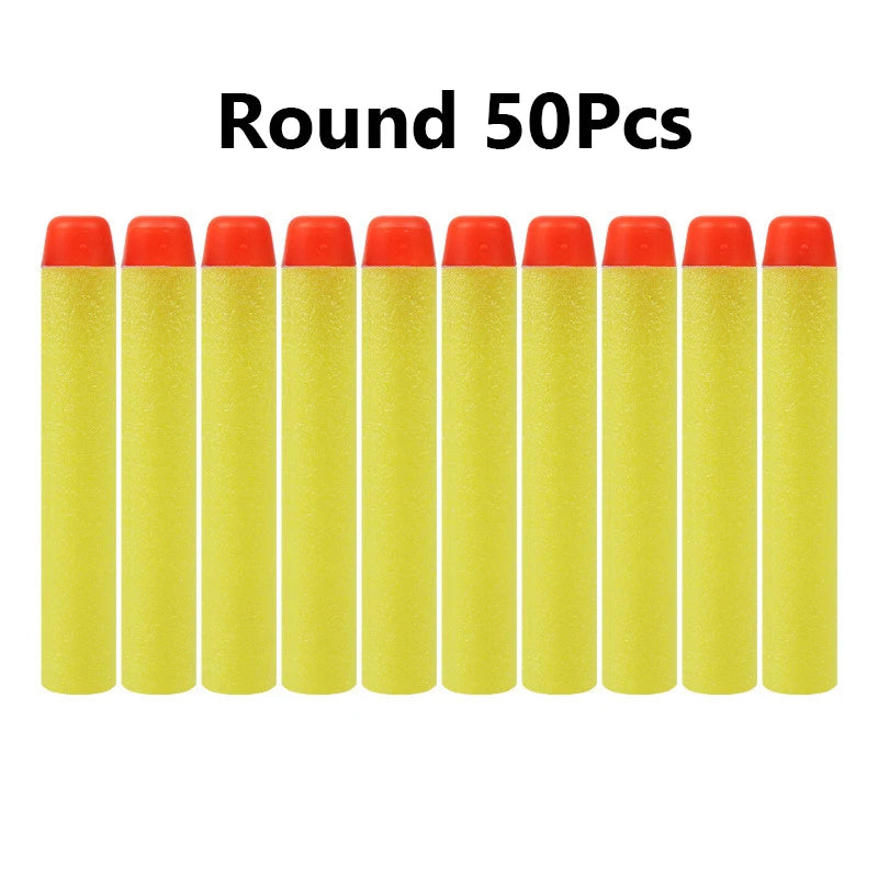 EVA Soft Round Suction Head Refill Darts Bullets for Nerf Gun Kids Toy Guns Accessories Bullets for Nerf Series Blasters Xmas