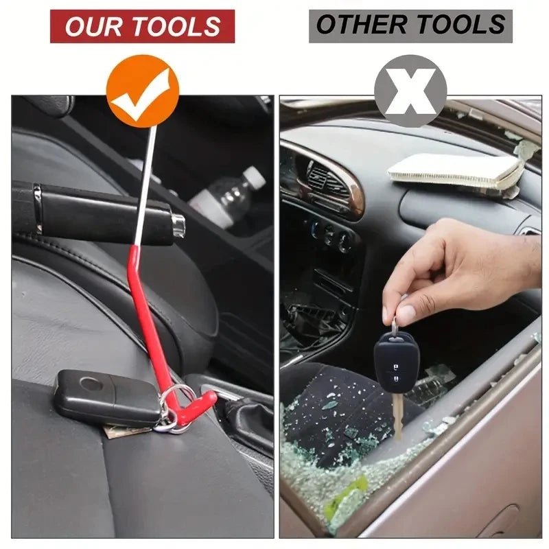 21/18PCS Car Door Tool Kit Inflatable Air Pump Auto Window Door Open Fixing Gripper Tools Long Reach Kits with Carrying Bag