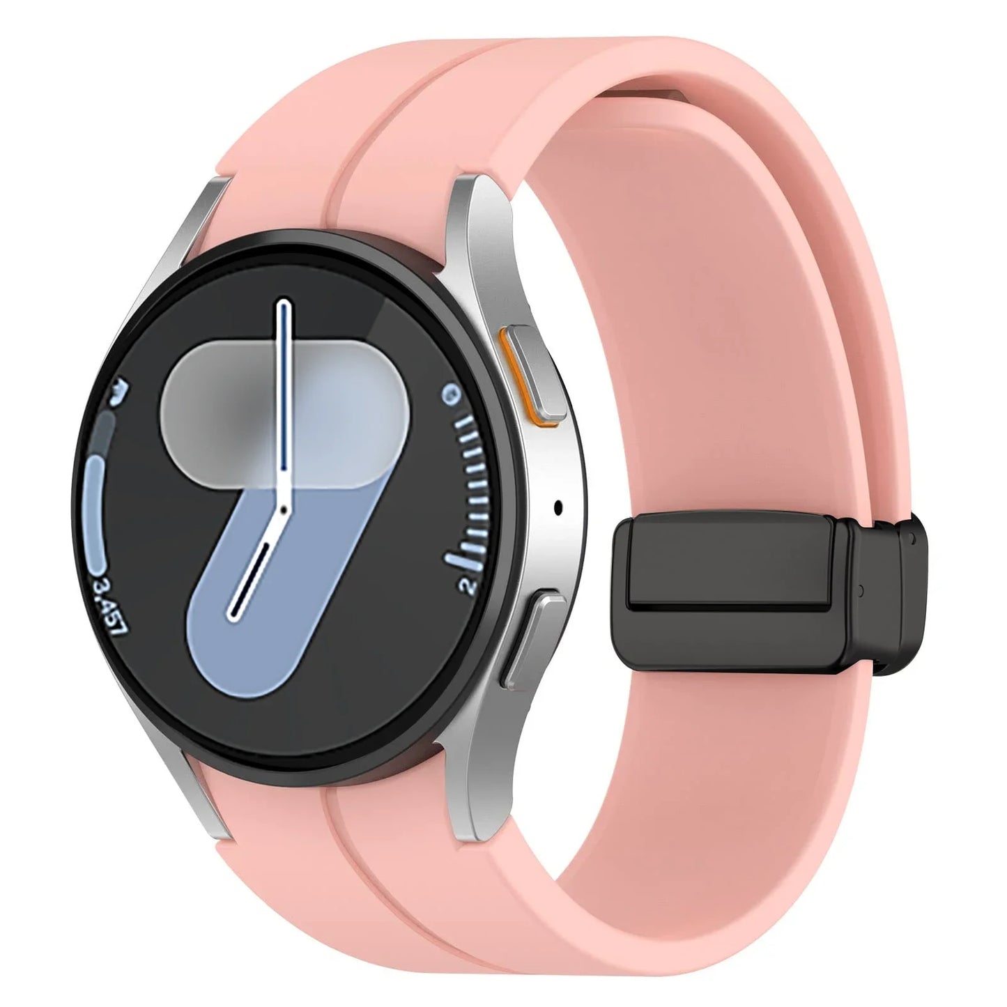 Magnetic Band For Samsung Galaxy Watch 7 6 5 4 44mm 40mm/5 pro 45mm Silicone 20mm watch Bracelet Galaxy 6 classic 43 47 mm strap