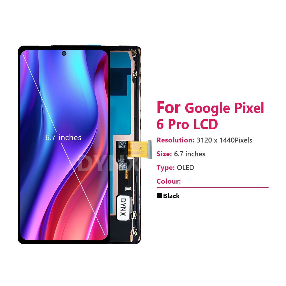 OLED  LCD For Google Pixel 6 Pro LCD For Google Pixel 6 Pro Display LCD Screen Touch Digitizer Assembly