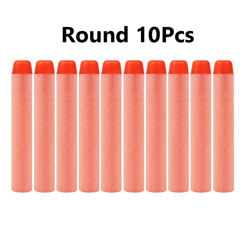 EVA Soft Round Suction Head Refill Darts Bullets for Nerf Gun Kids Toy Guns Accessories Bullets for Nerf Series Blasters Xmas
