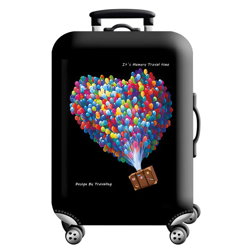 Luggage Cover Stretch Fabric Suitcase Protector Baggage Dust Case Cover Suitable for18-32 Inch Suitcase Case Travel Organizer