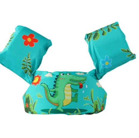 Baby Float Cartoon Arm Sleeve Life Jacket Swimsuit Foam Safety Swimming Training Floating Pool Float Swimming Ring