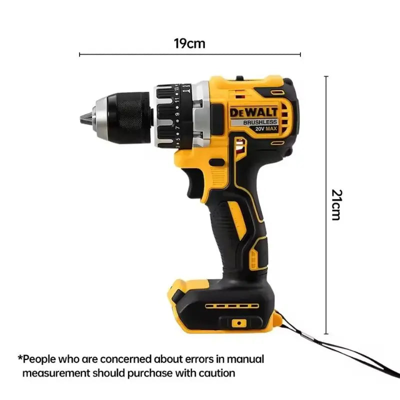 Dewalt DCD796 13mm Brushless Impact Electric Drill Multifunctional Cordless Screwdriver Rechargeable 20V Battery Power Tools