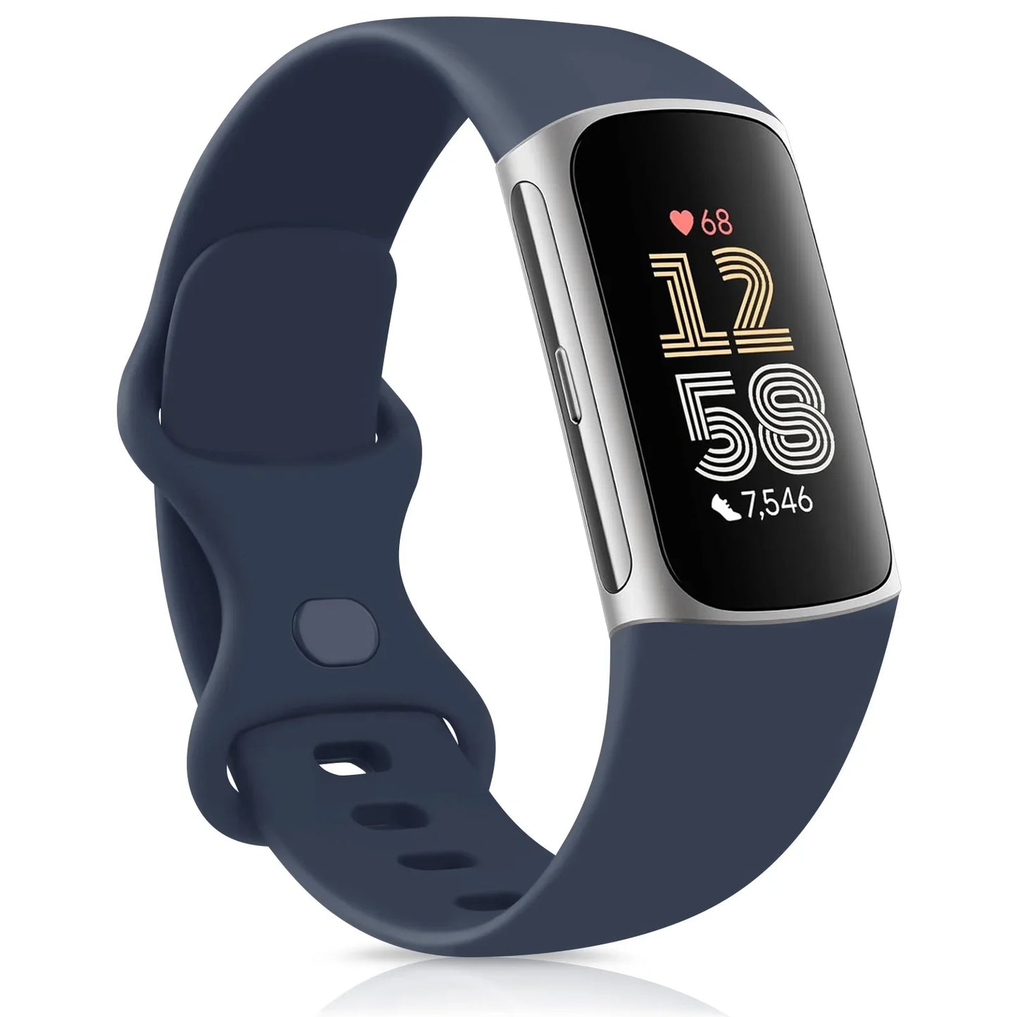 Smartwatch Band for Fitbit Charge 5 6 Strap Adjustable Watchband for Fitbit Charge 5/Charge 6 Correa Wistband Replacement Bands