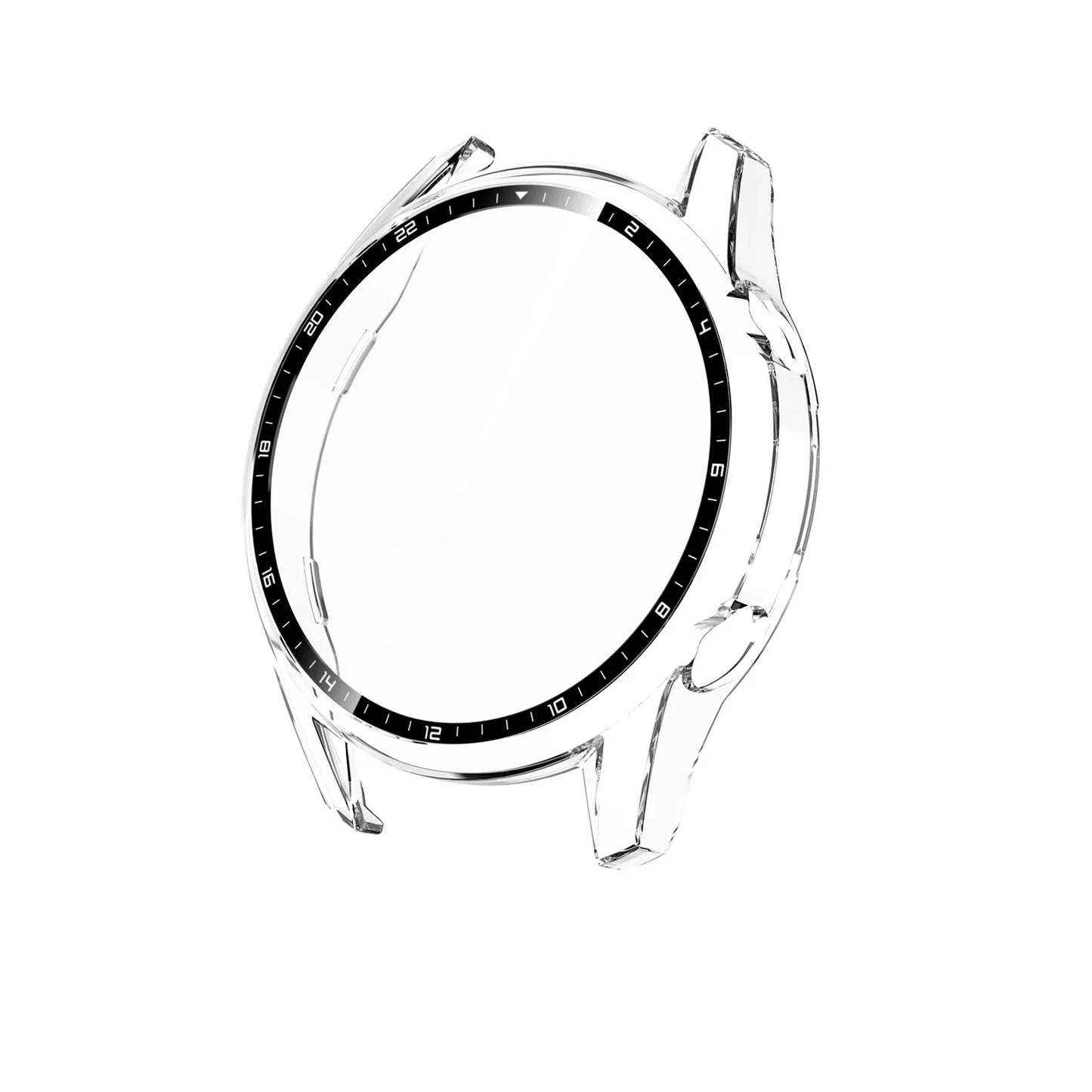 Tempered Glass Case For Huawei Watch GT2 46mm Cover Full Coverage Bumper Screen Protector For Huawei Watch GT 2 46mm Shell